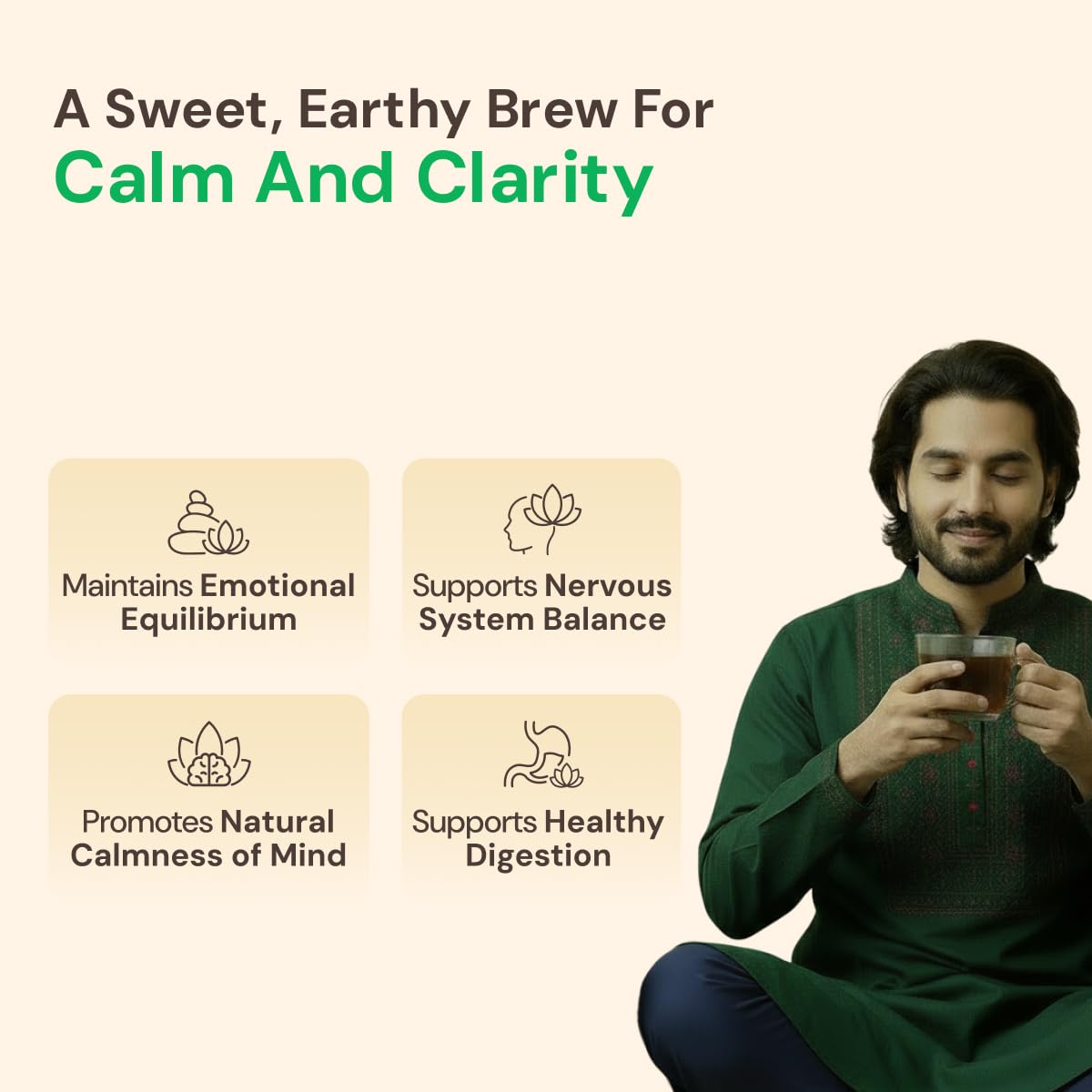 Maharishi Ayurveda Organic Certified Vata Calm Herbal Tea – view 3