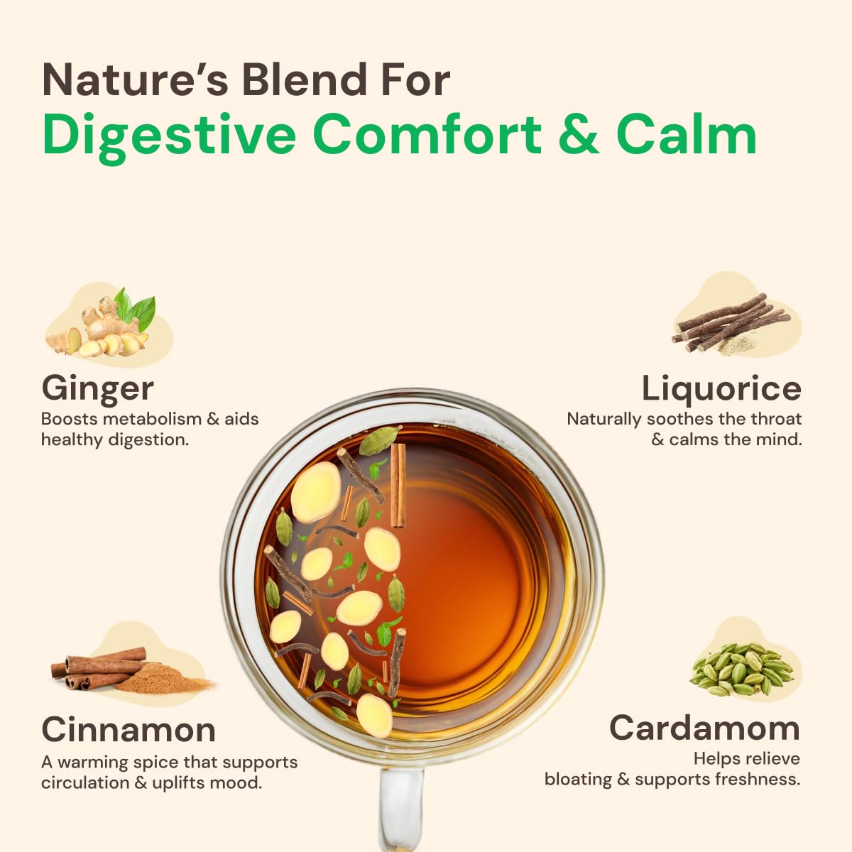 Maharishi Ayurveda Organic Certified Vata Calm Herbal Tea – view 4