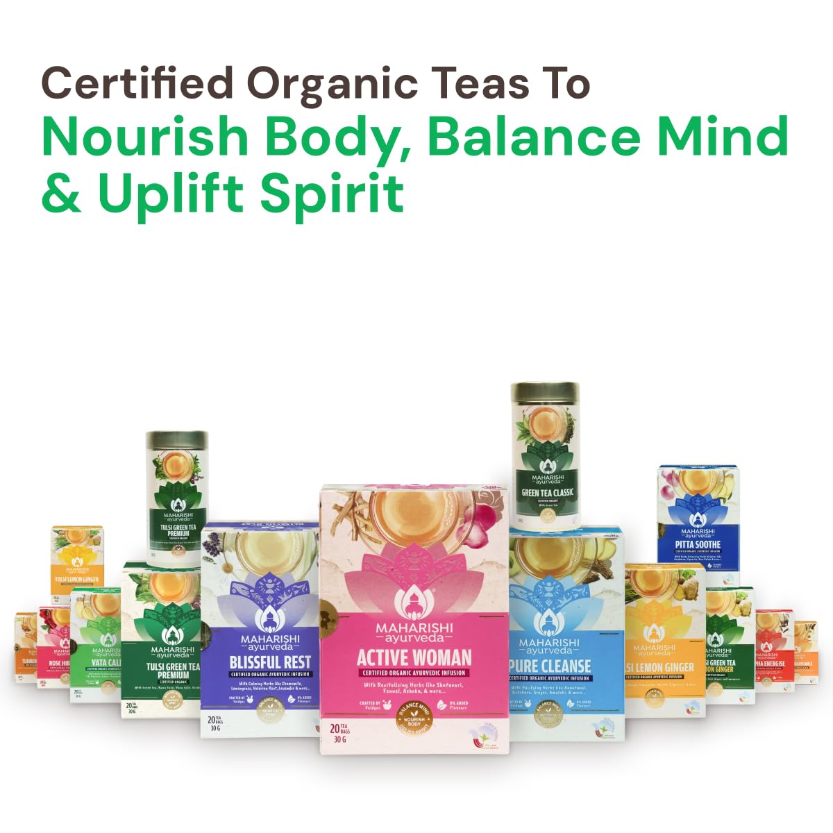 Maharishi Ayurveda Organic Certified Vata Calm Herbal Tea – view 8