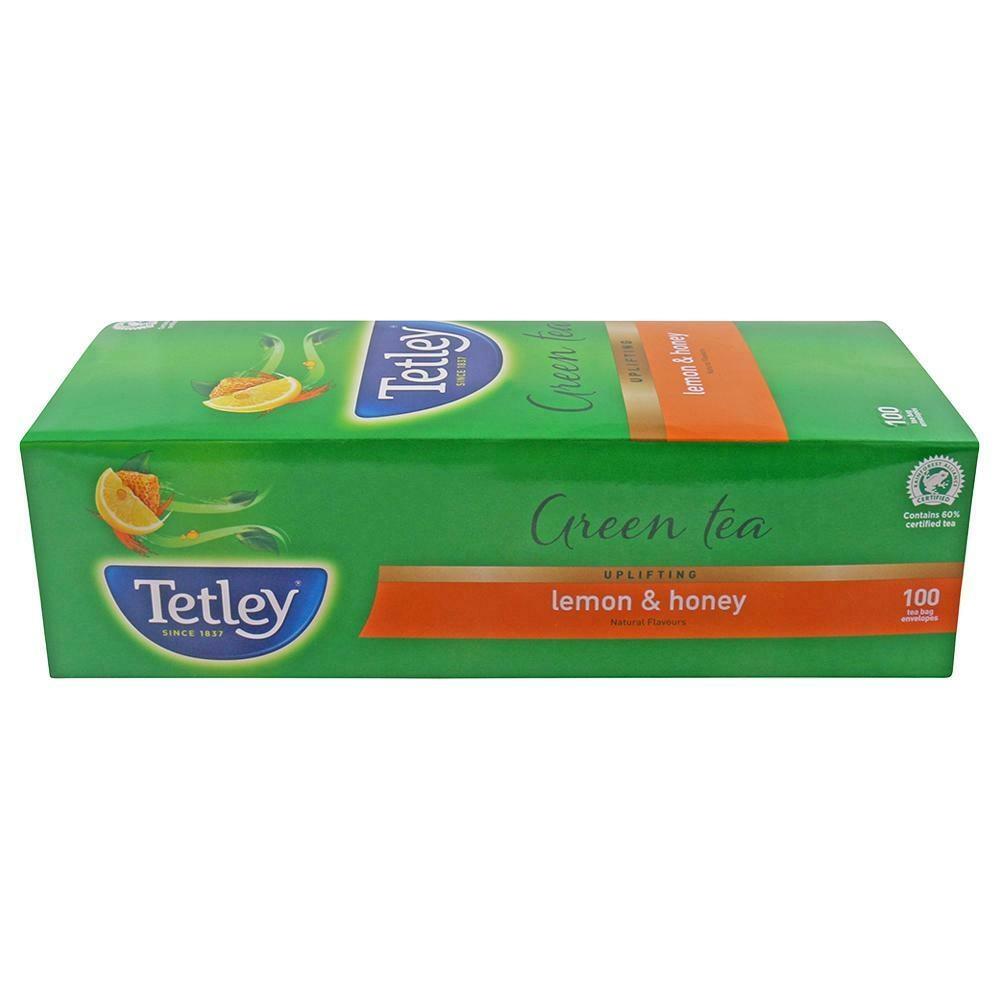 Tetley Lemon & Honey Green Tea Bags 100 Pcs – view 2