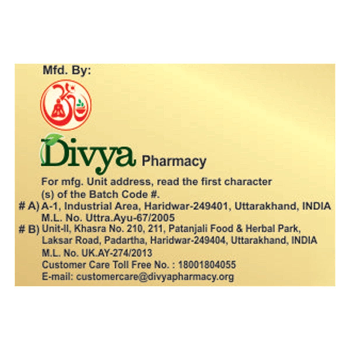 Divya Vasant Kusmakar Ras 1 g – view 4