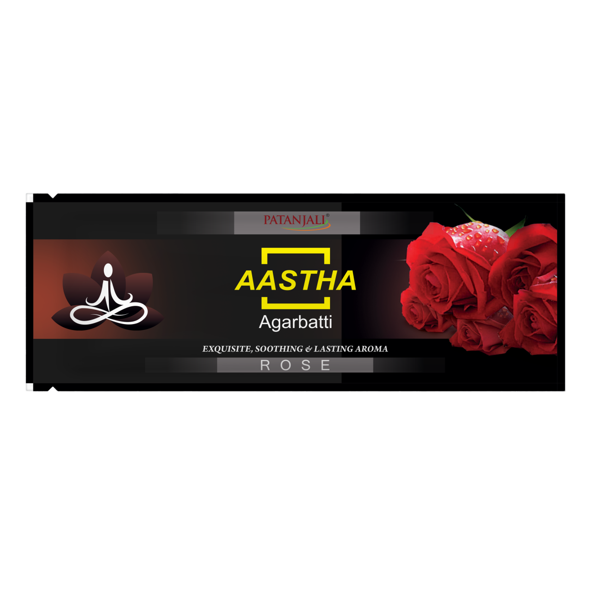 Rose incense stick pack by Patanjali for pooja and meditation