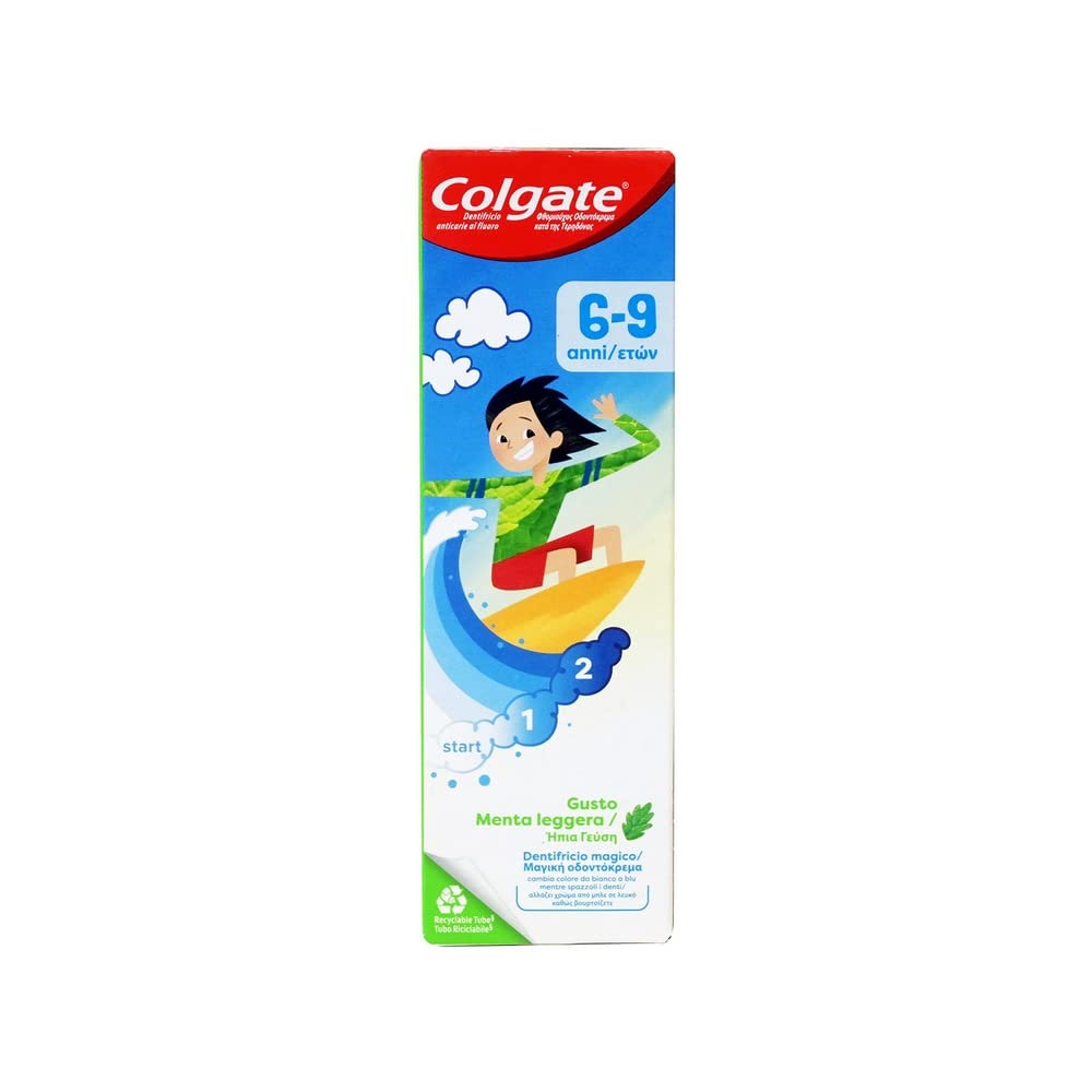 Colgate kids toothpaste tube in mild mint, 50 ml pack