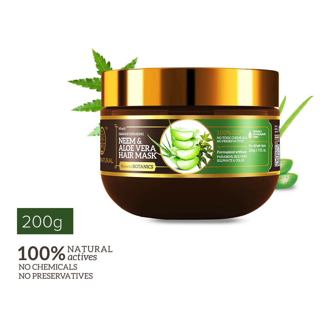 Khadi Natural Neem & Aloe Vera Hair Mask – view 2