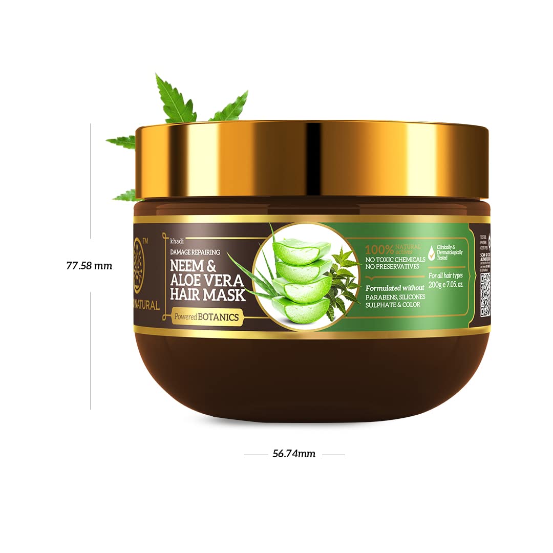 Khadi Natural Neem & Aloe Vera Hair Mask – view 8