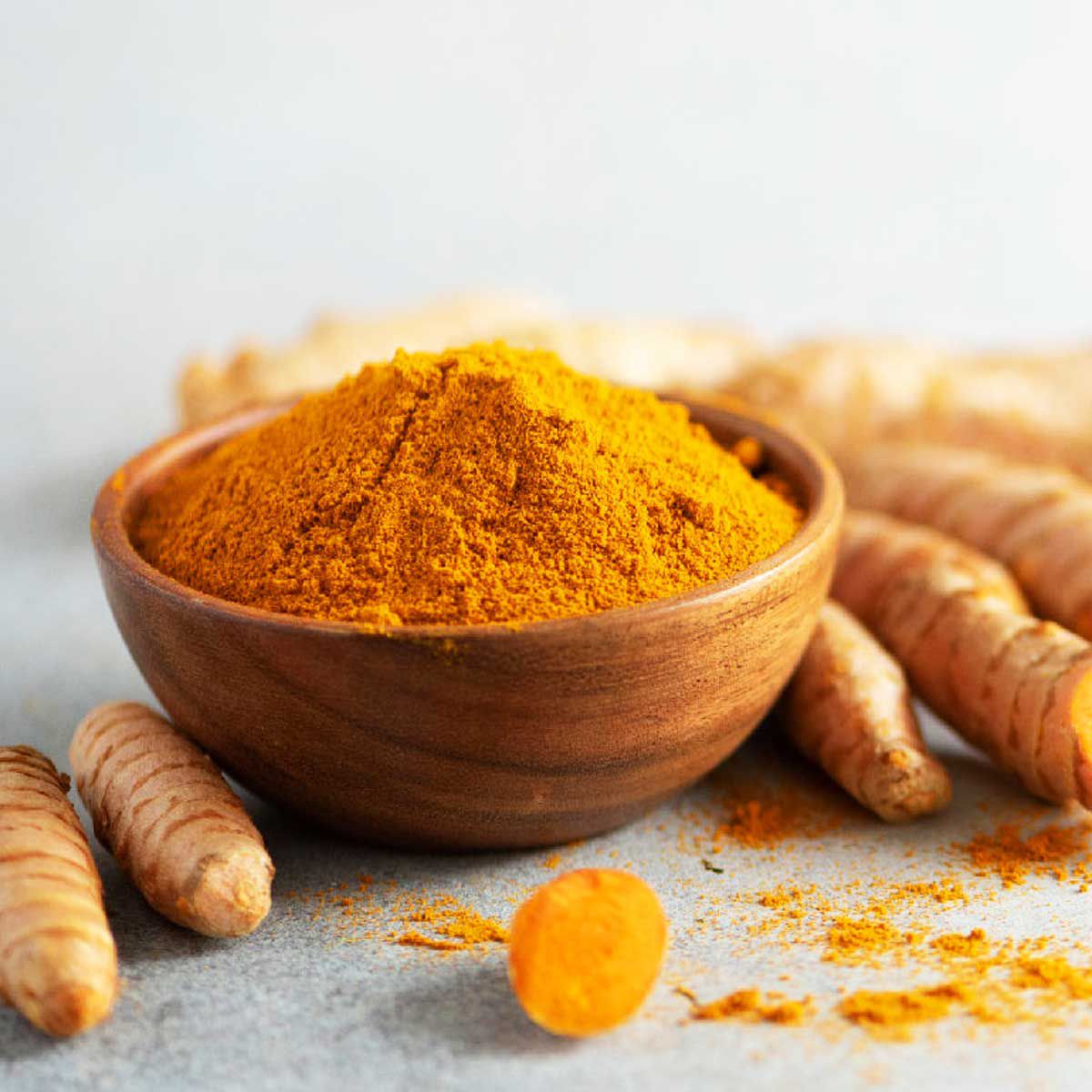 Two 50 gm bags of Ganesh haldi powder