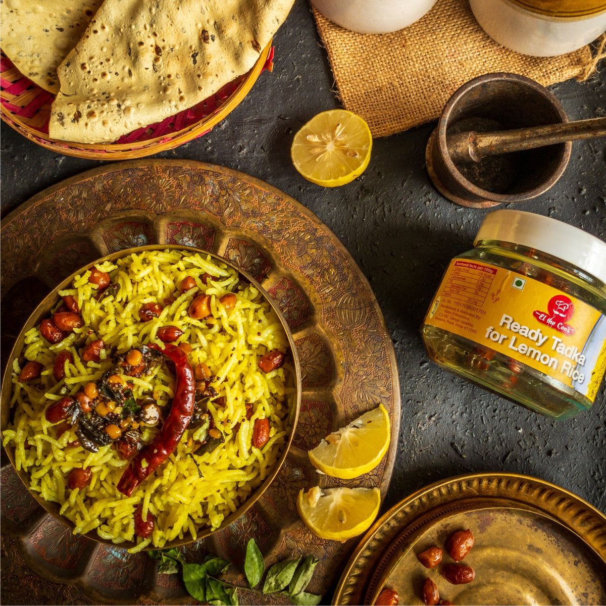 El The Cook Lemon Rice Tadka Jar - 180g – view 4