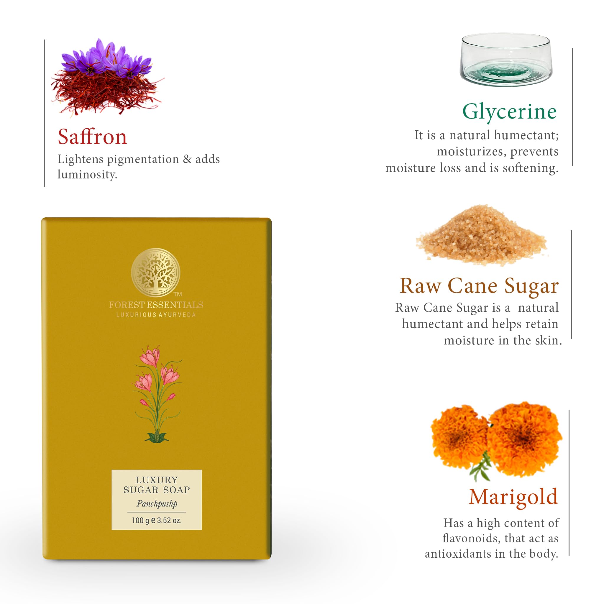Forest Essentials Luxury Sugar Soap – view 3