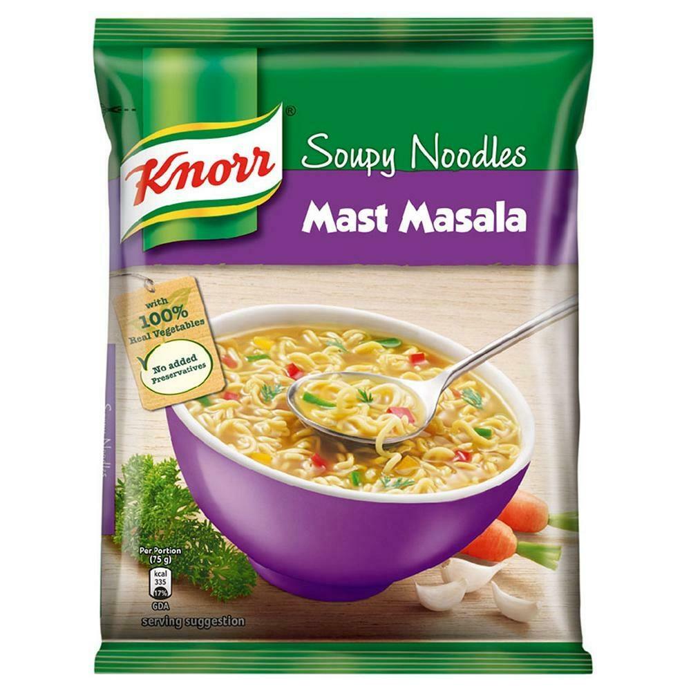 Knorr Mast Masala Instant Soupy Noodles 75 G – view 2