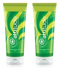 Two tubes of Amway Attitude aloe vera gel face wash