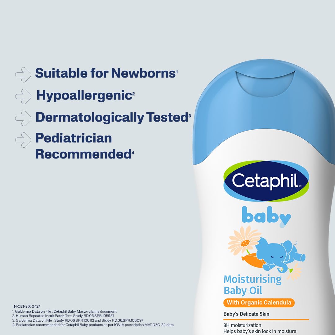 Cetaphil Baby Moisturising Baby Oil with Organic Calendula – view 7