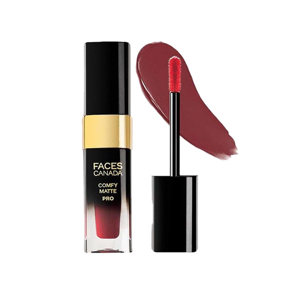FACESCANADA matte liquid lipstick in Call Me Chocolate 07 shade