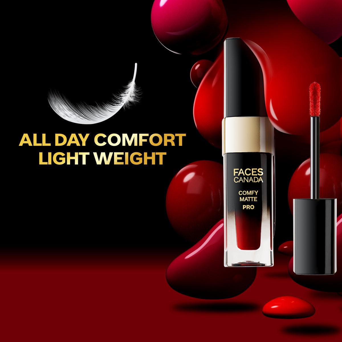 FACESCANADA Comfy Matte Pro Liquid Lipstick - Call Me Chocolate 07, 5.5 ml – view 5
