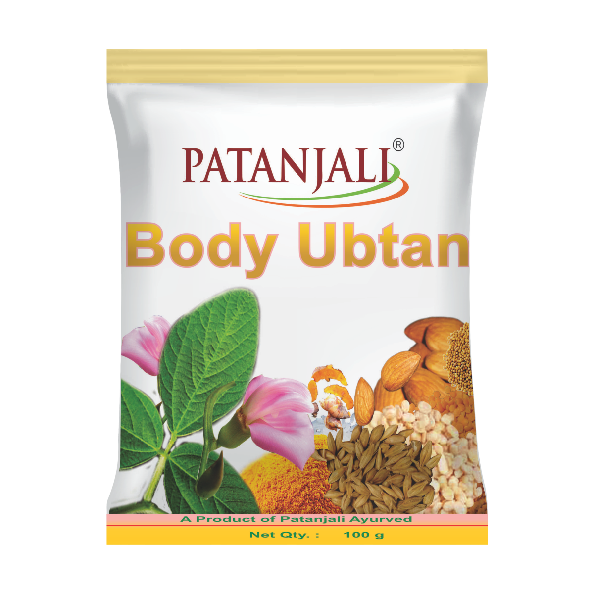Patanjali Body Ubtan powder twin pack, 100 g each