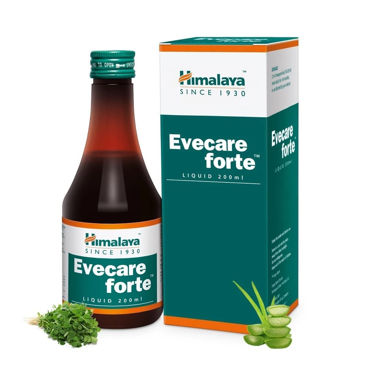 Himalaya Evecare Forte 200 ml liquid bottle pack shot