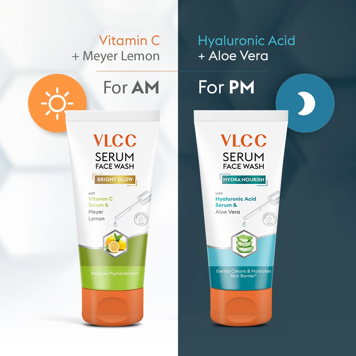 VLCC Vitamin C & Meyer Lemon Serum Facewash - 150 ml to Reduce Pigmentation & Brighten for AM – view 3