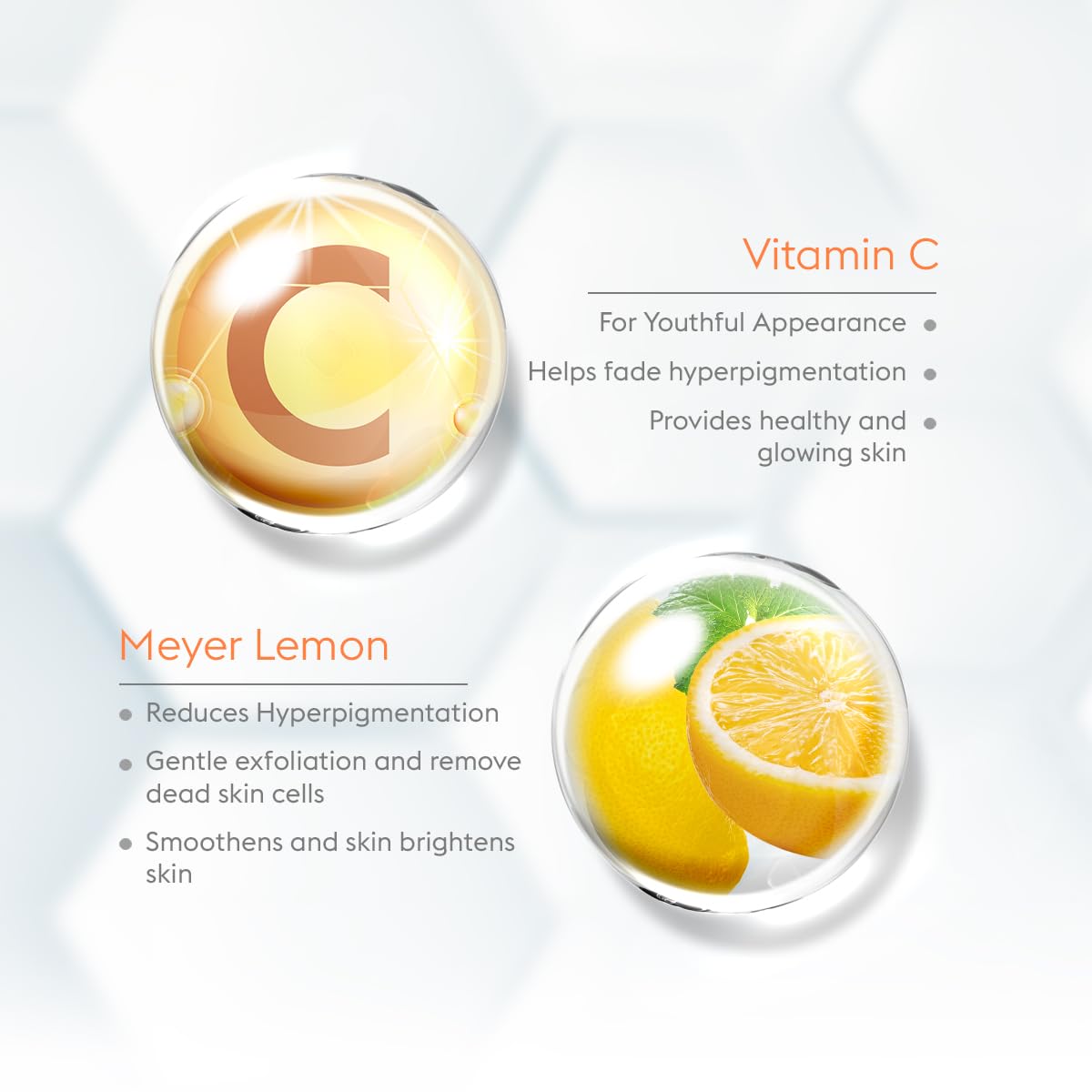 VLCC Vitamin C & Meyer Lemon Serum Facewash - 150 ml to Reduce Pigmentation & Brighten for AM – view 5