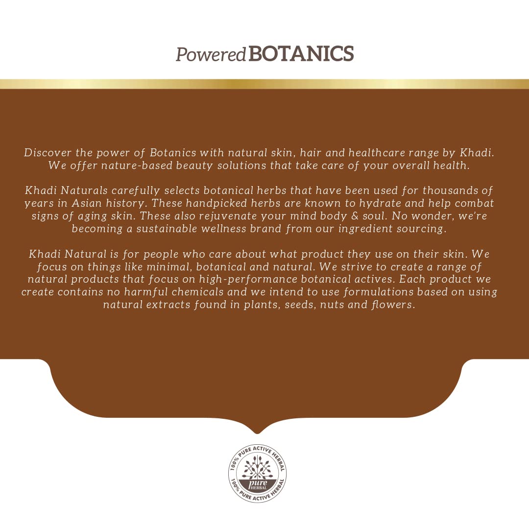 Khadi Natural Powered Botanics Moroccan Argan Oil Hair Conditioner – view 3
