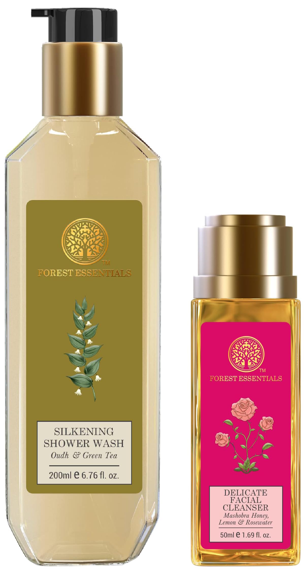 Forest Essentials Oudh Green Tea and Mashobra Honey combo