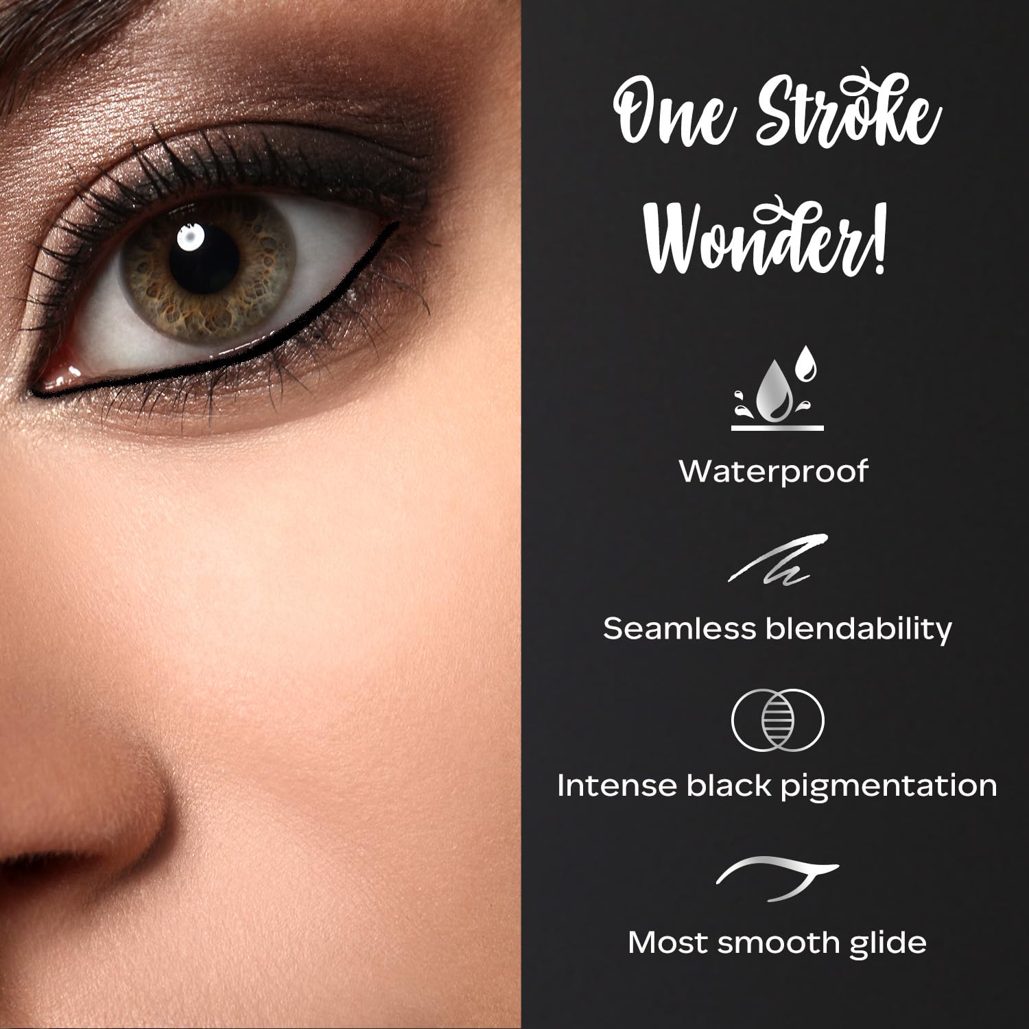 FACES CANADA Ultime Pro Intense Gel Kajal With Smudger & Sharpener - Black, 1.2 g – view 2