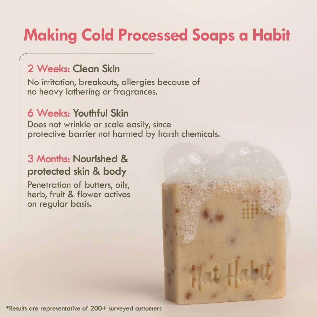 Nat Habit Milk Rosehip Bath Soap with Lactic Acid, Kokum Butter – view 3