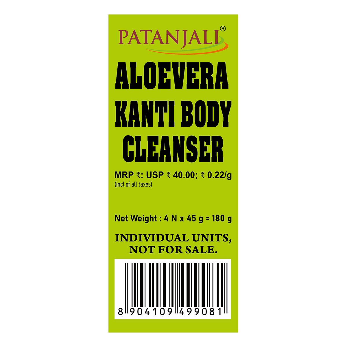 Aloevera Kanti Body Cleanser 4x1 45 Gm 180 g – view 2