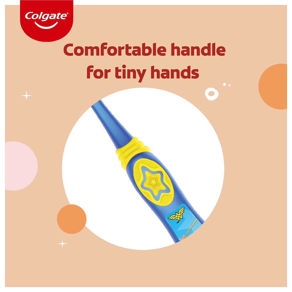 Colgate Kids Wonder Woman Extra- Soft Toothbrush (5+ Years) - 1 Pc – view 6