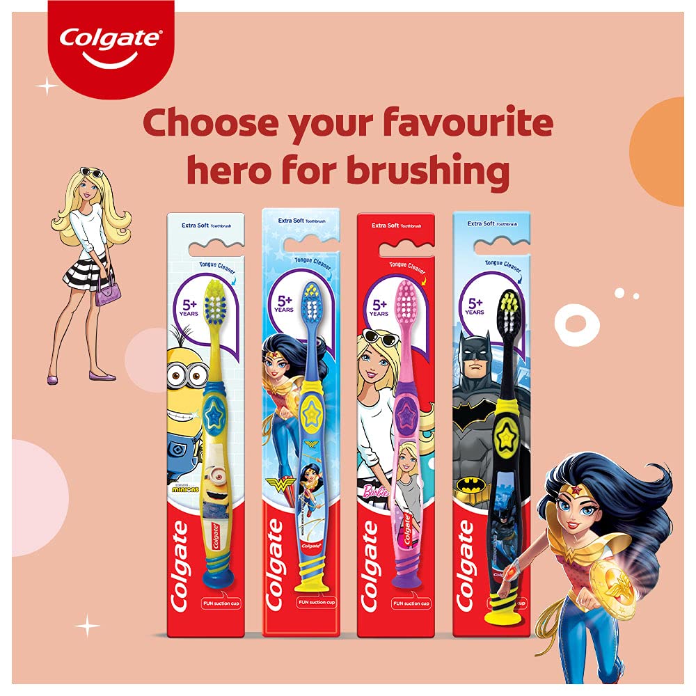 Colgate Kids Wonder Woman Extra- Soft Toothbrush (5+ Years) - 1 Pc – view 9