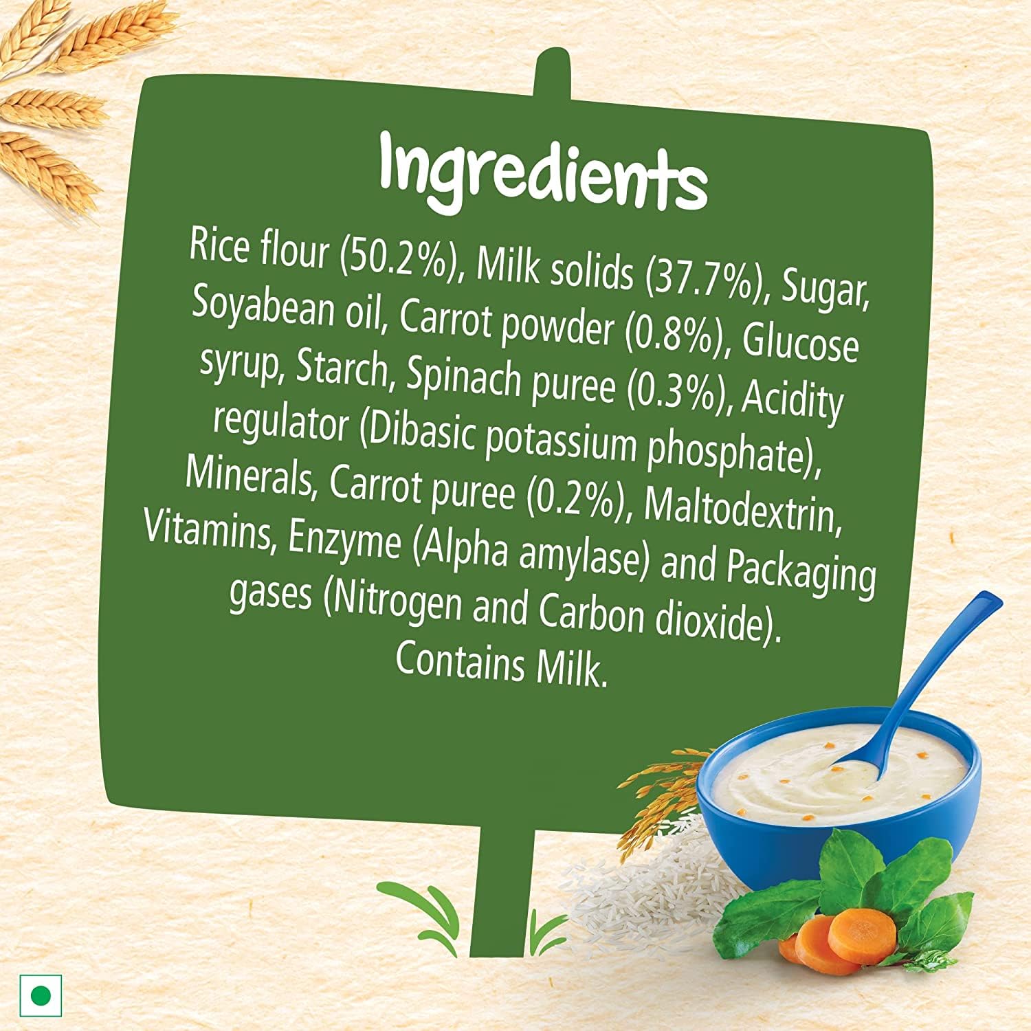 Nestle Cerelac Baby Cereal with Milk , Rice Vegetables , From 8 to 24 Months ,Stage 2, Source of Iron & Protein , 300g – view 5