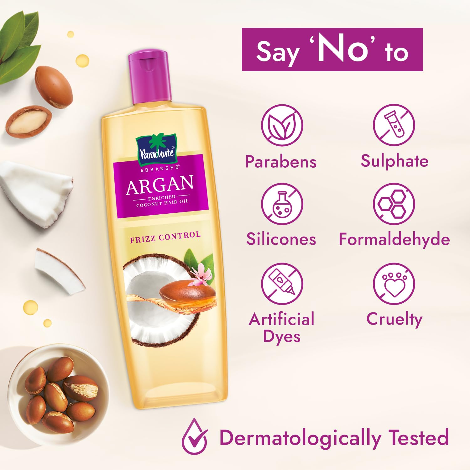 Parachute Advansed Argan-enriched Coconut Hair Oil – view 6