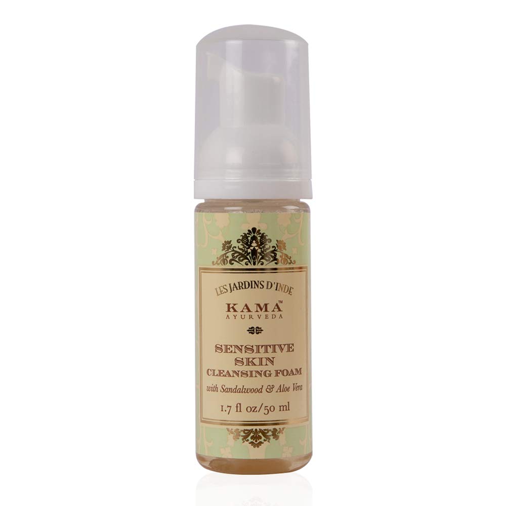 Kama Ayurveda sensitive skin cleansing foam bottle front view