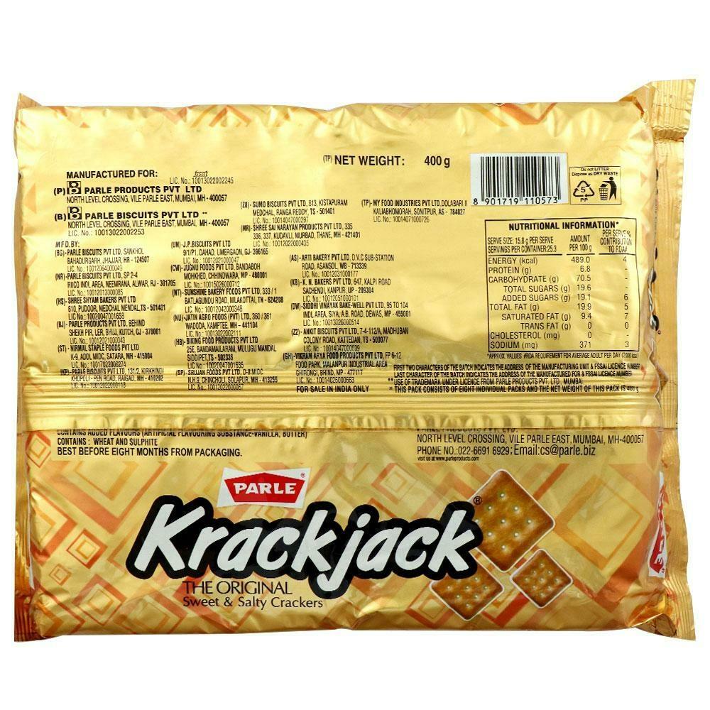 Parle Krack Jack Biscuits 400 G – view 2