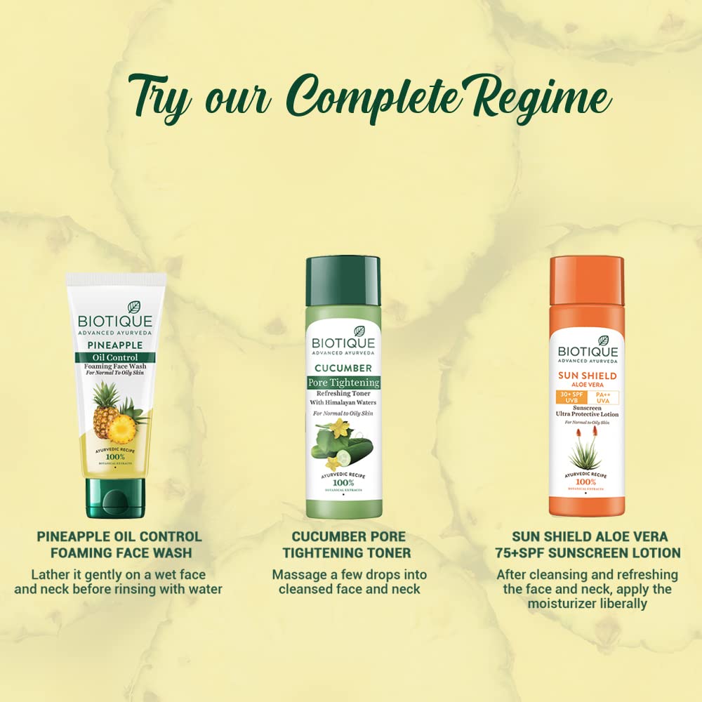 Biotique Pineapple Oil Control Foaming Face Wash – view 8