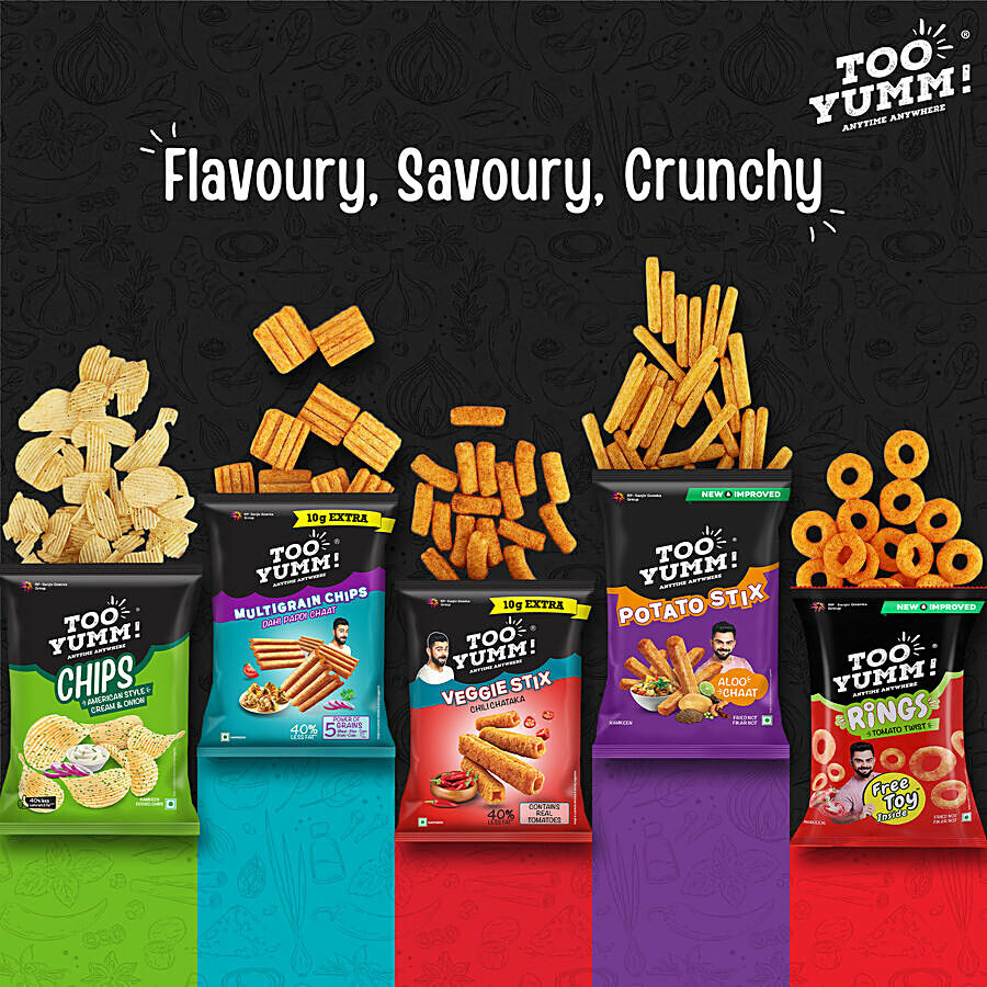 Too Yumm! Chilli Achari Flavour Karare Namkeen 70 g – view 9