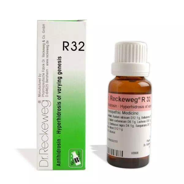 Dr. Reckeweg Hyperhidrosis drops bottle 22 ml front view