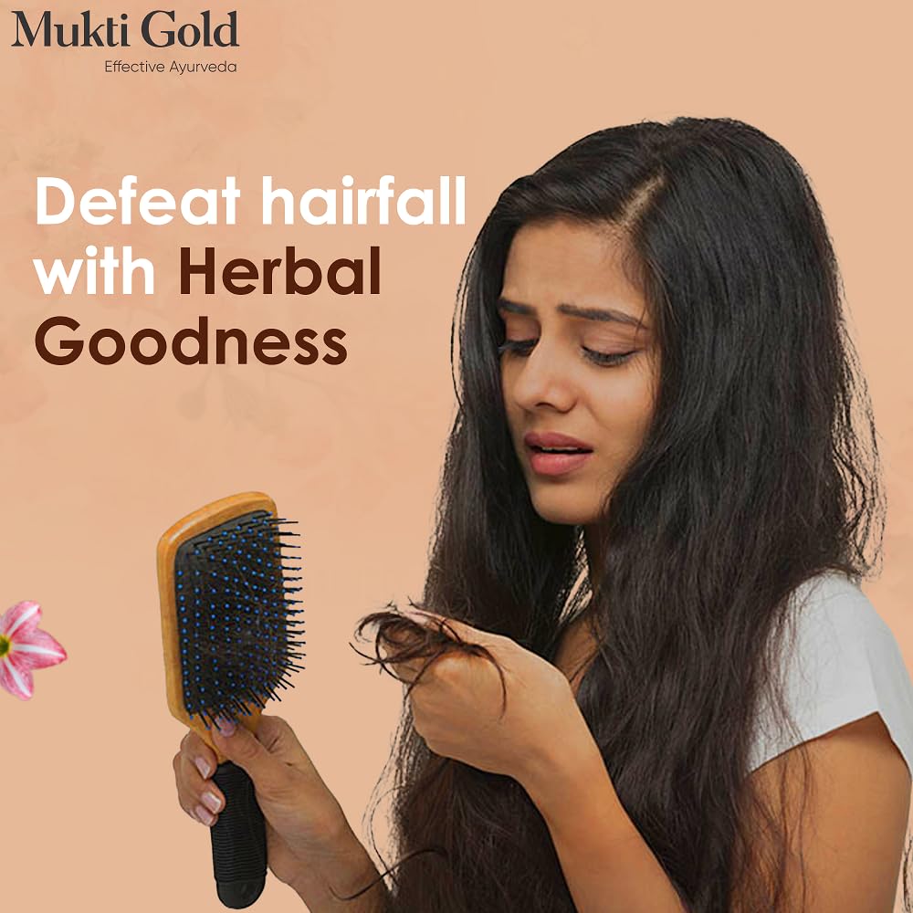 Axiom Mukti Gold Anti-Dandruff Shampoo 400Ml With Aloe Vera – view 6