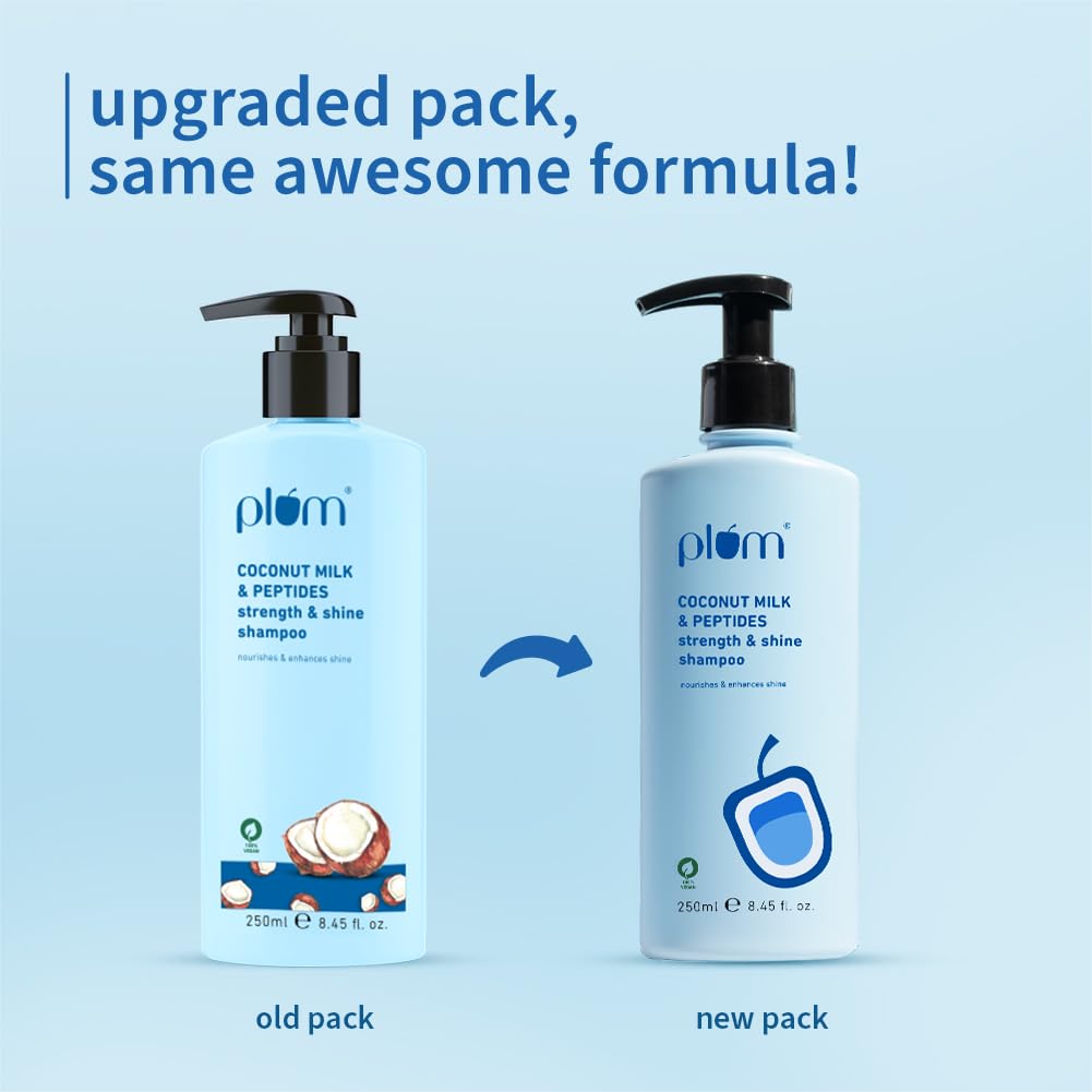 Plum Coconut Milk & Peptides Strength & Shine Shampoo – view 2
