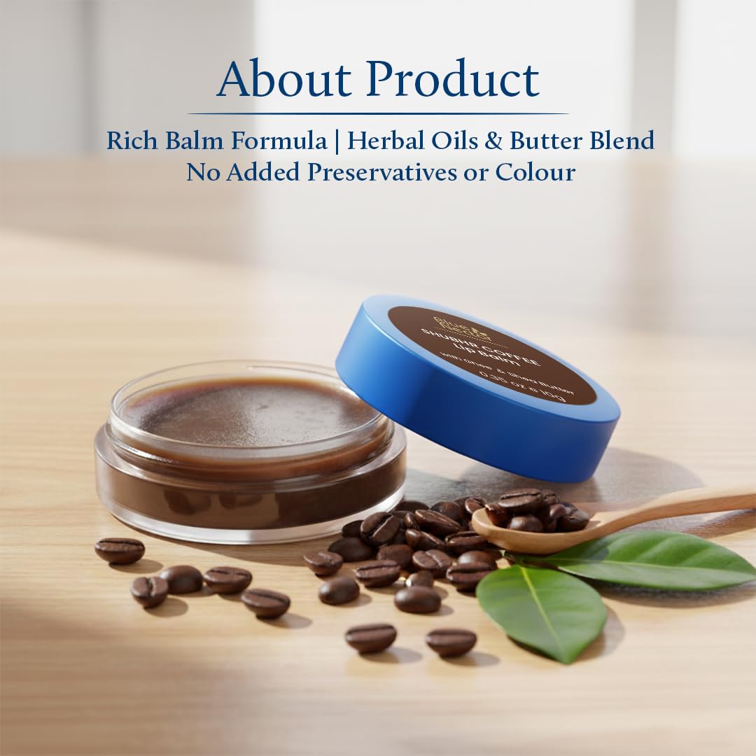 Blue Nectar Shubhr Coffee Lip Balm with Ghee for dryness and lips brightening – view 6