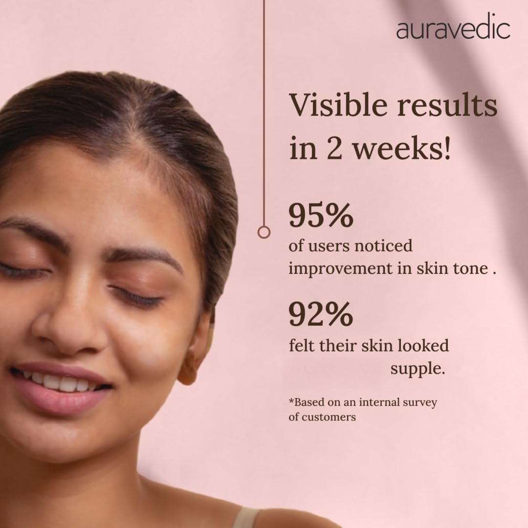 Auravedic Kumkumadi Gel Facial Moisturizer With Kumkumadi Oil For Face For Glowing Skin Pigmentation Dark Spots Moisturiser 100g Skin Brightening Gel – view 4