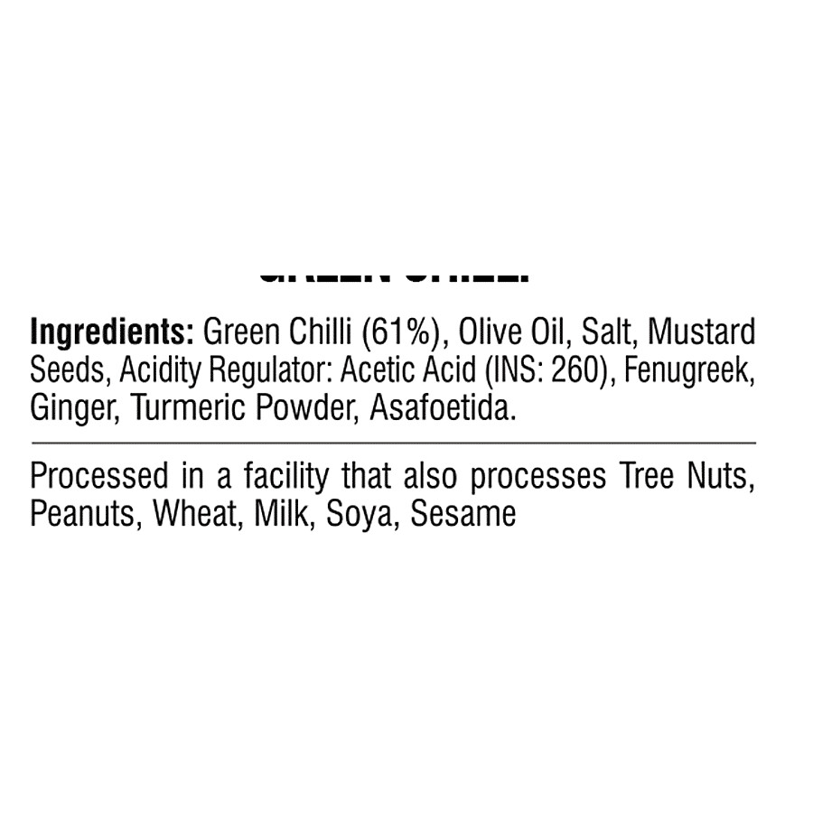 ADF Soul Olive Oil Pickle - Green Chilli 265 g – view 2