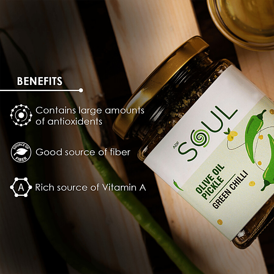 ADF Soul Olive Oil Pickle - Green Chilli 265 g – view 4