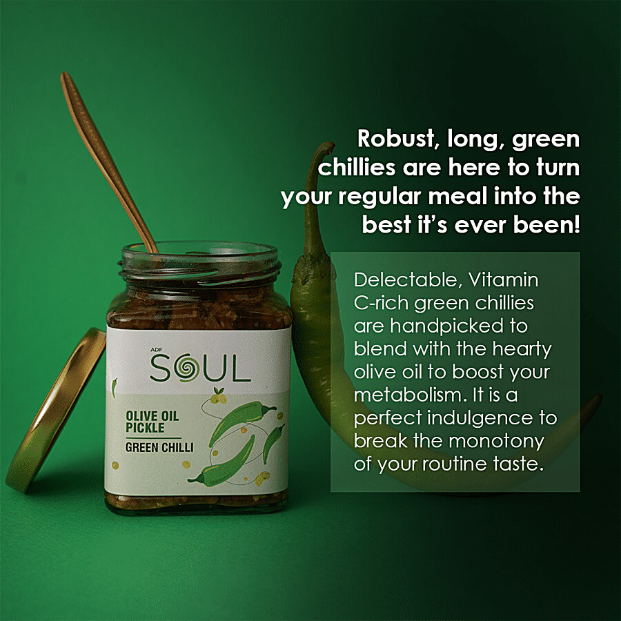 ADF Soul Olive Oil Pickle - Green Chilli 265 g – view 5