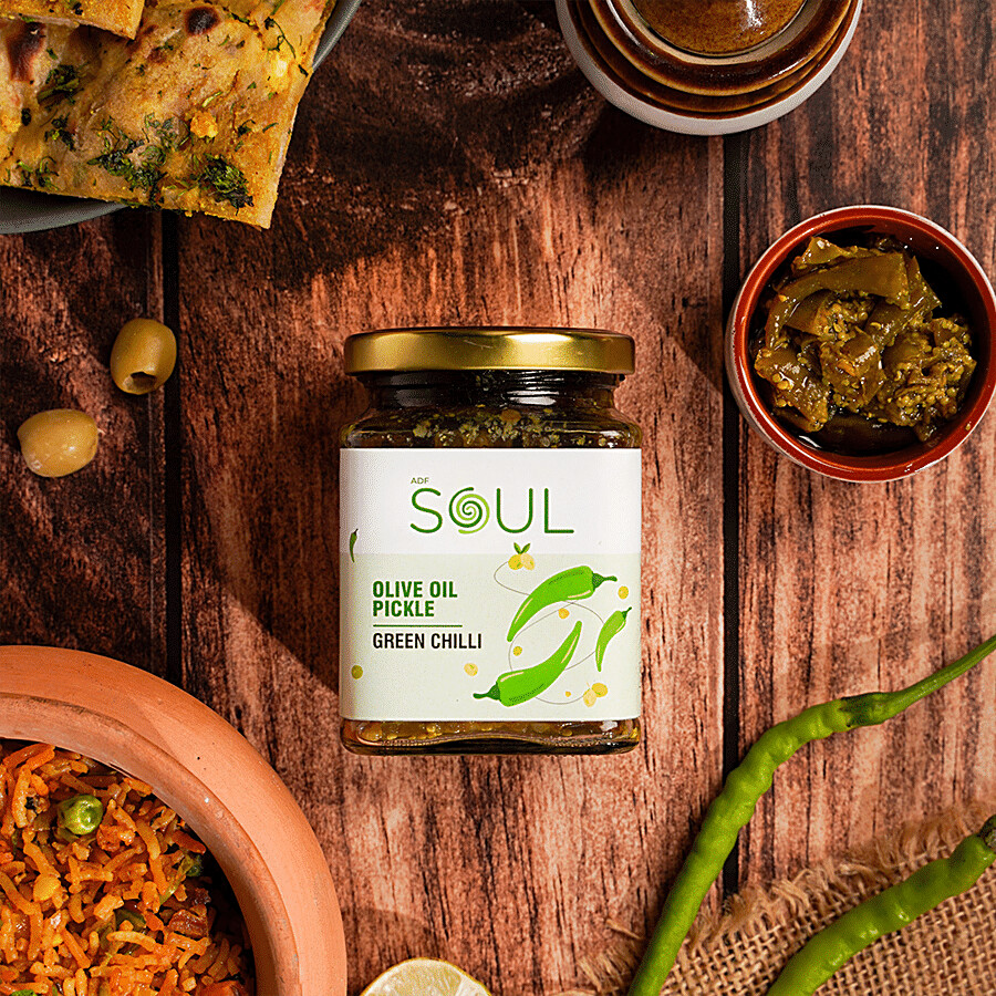 ADF Soul Olive Oil Pickle - Green Chilli 265 g – view 6