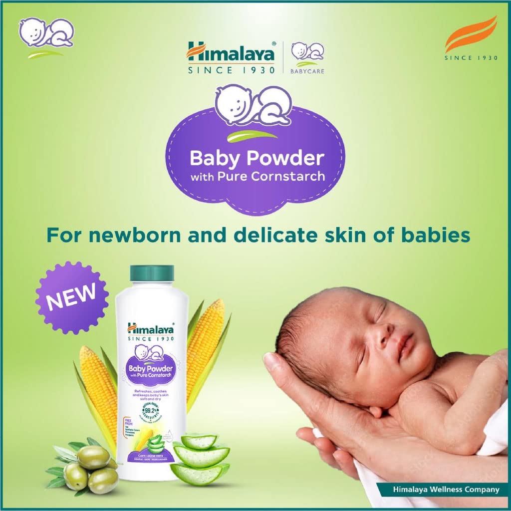 Himalaya Baby Powder with Pure Corn Starch (100g) – view 2