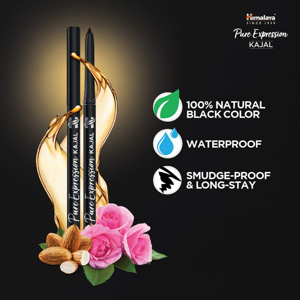 Himalaya Pure Expression Kajal Black, Matte Finish 0.30g – view 4