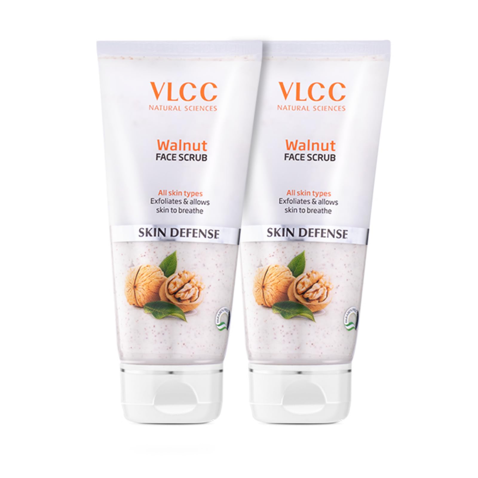 Pack of 2 VLCC Walnut Face Scrub 80 g tubes