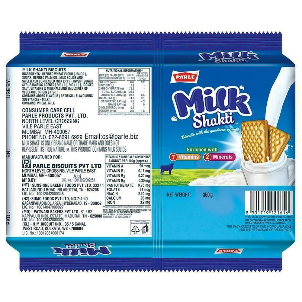Parle Milk Shakti Biscuits 350 G – view 2