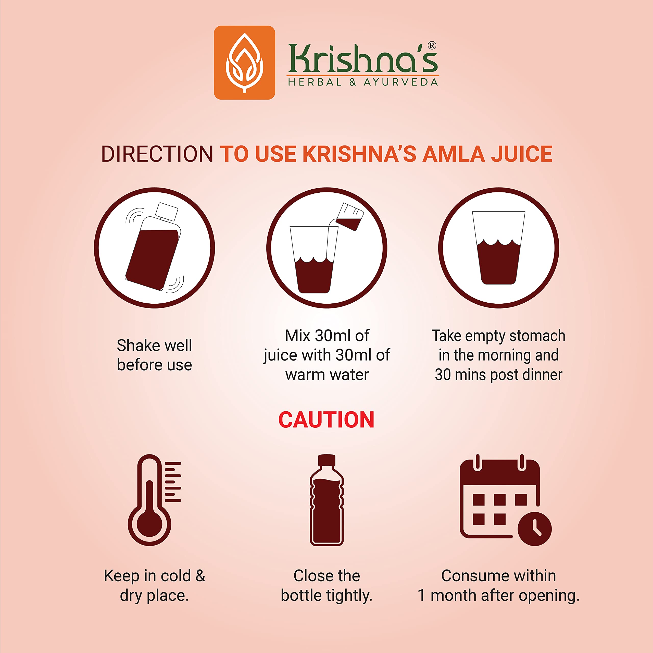 Krishna's Amla Juice - 1000 ml – view 5