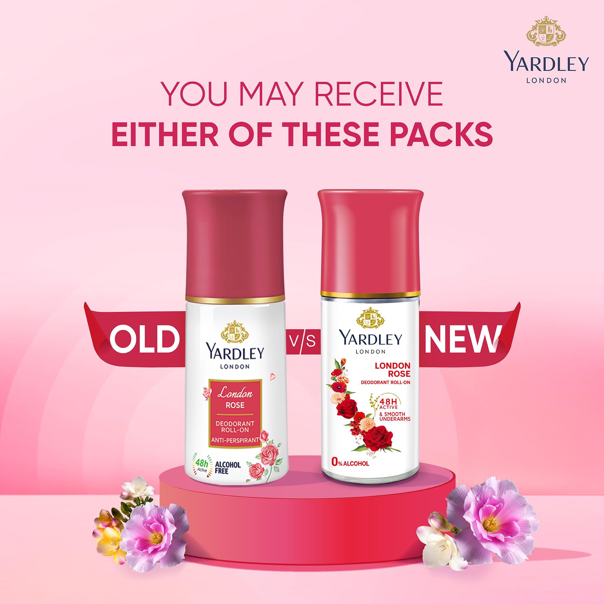 Yardley London London Rose Underarm Deodorant Roll On – view 8