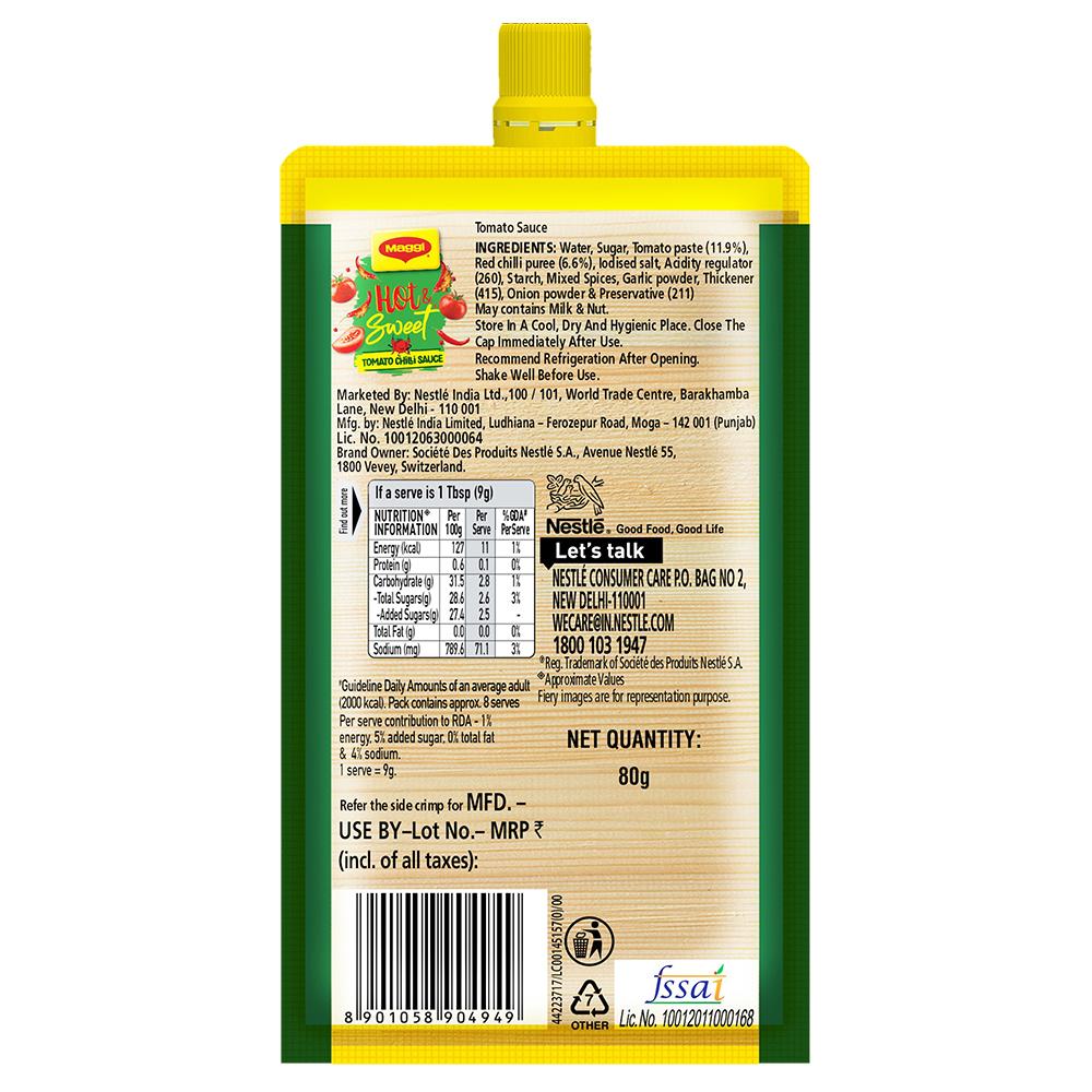 Maggi Hot & Sweet Tomato Chilli Sauce 80 g – view 2